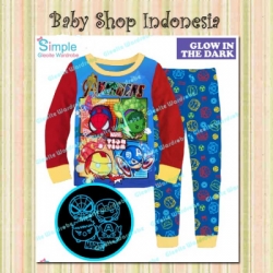 Setelan Piyama Anak Avengers Tsumtsum LU328 85  large